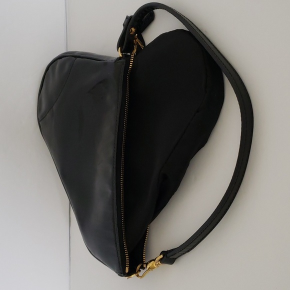 *Rare* Y2K Dior Oblique Trotter Pattern Embossed Patent Leather Mini Saddle Bag - Picture 11 of 14